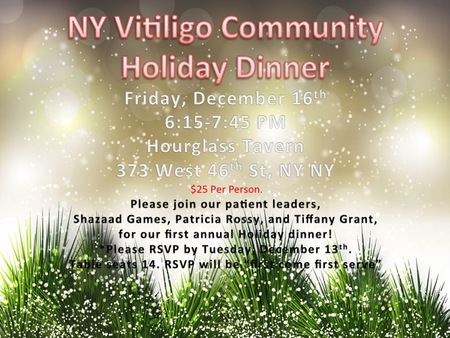 Ny Vitiligo Community Dinner Flyer